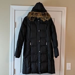 Michael Kors Down Coat w Faux Fur Hood